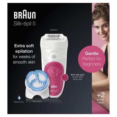 Braun Silk-épil 5 5511 SensoSmart, Kablosuz, Islak&Kuru, 2 Ek Parçalı, 2'si 1 Arada Epilatör - 7