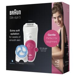 Braun Silk-épil 5 5511 SensoSmart, Kablosuz, Islak&Kuru, 2 Ek Parçalı, 2'si 1 Arada Epilatör - 8