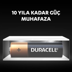 Duracell Alkalin AA Kalem Pil, 1,5 V LR6/MN1500, 10’lu Paket - 6