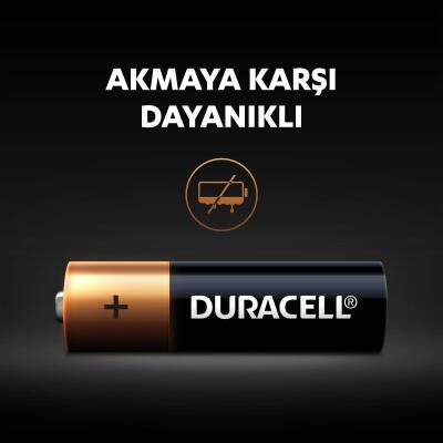 Duracell Alkalin AA Kalem Pil, 1,5 V LR6/MN1500, 10’lu Paket - 5