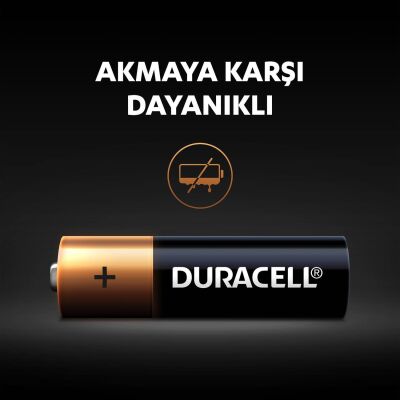 Duracell Alkalin AA Piller, 6'lı paket - 6