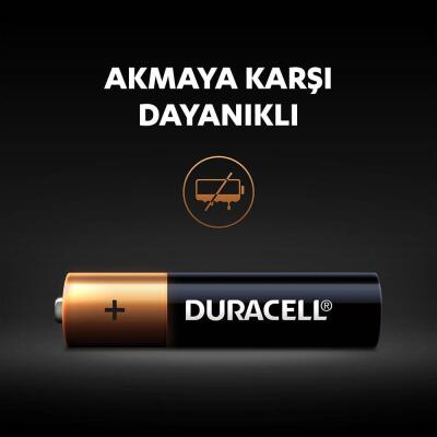 Duracell Alkalin AAA İnce Kalem Pil, 4’lü paket - 6