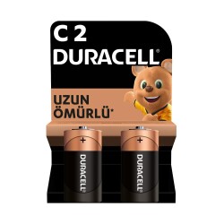 Duracell Alkalin C Piller, 2'li paket - 1