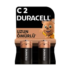 Duracell Alkalin C Piller, 2'li paket - DURACELL