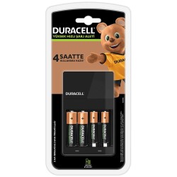 Duracell CEF 14 Şarj Aleti + 2'şer adet AA ve AAA Pil (Duracell 4 saat Şarj Cihazı, 1 adet) - DURACELL