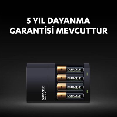 Duracell CEF 14 Şarj Aleti + 2'şer adet AA ve AAA Pil (Duracell 4 saat Şarj Cihazı, 1 adet) - 7