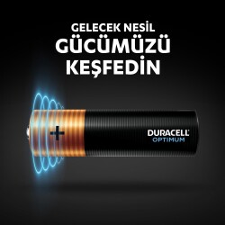 Duracell Optimum AA Alkalin Pil, 1,5 V LR6 MN1500, 4’lü paket - 3