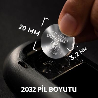 Duracell Özel 2032 Lityum Düğme Pil 3V, 4’li paket - 7