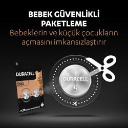 Duracell Özel 2032 Lityum Düğme Pil 3V, (DL2032/CR2032), 2’li paket - 4