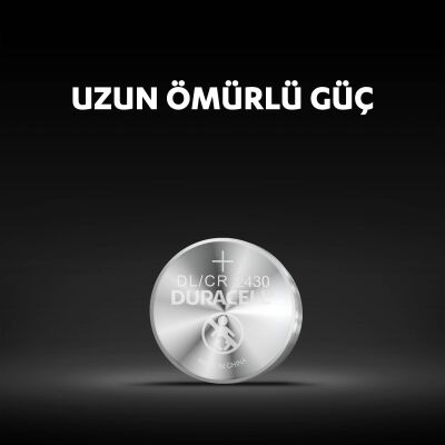 Duracell Özel 2430 Lityum Düğme Pil 3V (DL2430/CR2430) - 3