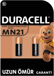 Duracell Özel Alkalin MN21 Pil 12V (A23 / 23A / V23GA / LRV08 / 8LR932), 2'li Paket - 1