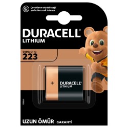 Duracell Özel Yüksek Güçlü Lityum 223 Fotoğraf Pili 6V (223 / CR-P2) - DURACELL