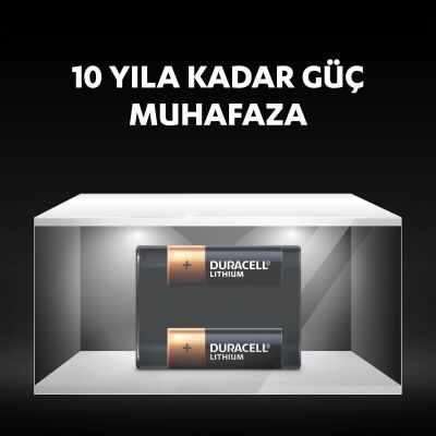 Duracell Özel Yüksek Güçlü Lityum 245 Fotoğraf Pili 6V (2CR5 / 245) - 4