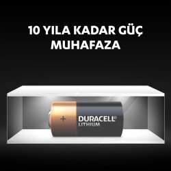 Duracell Yüksek Güçlü Lityum 123 Pil 3V, 2'li paket (CR123 / CR123A / CR17345) - 4