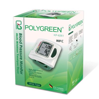 Polygreen KP 6261 Akıllı Bilekten Tansiyon Ölçer - 3