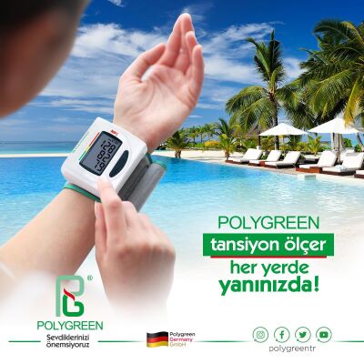 Polygreen KP 6261 Akıllı Bilekten Tansiyon Ölçer - 5