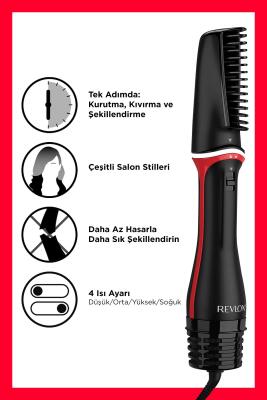 Revlon One Step Blow Dry 3’ü 1 Arada Saç Kurutma Makinesi ve Şekillendirici RVDR5333E - 4